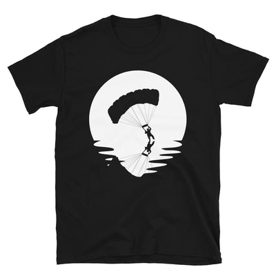 Kreis Und Reflexion - Paragliding - T-Shirt (Unisex) berge Black