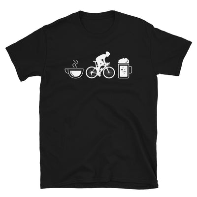 Kaffee, Bier Und Radfahren - T-Shirt (Unisex) fahrrad Black