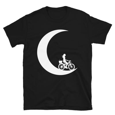 Halbmond - Weibliches Radfahren - T-Shirt (Unisex) fahrrad Black
