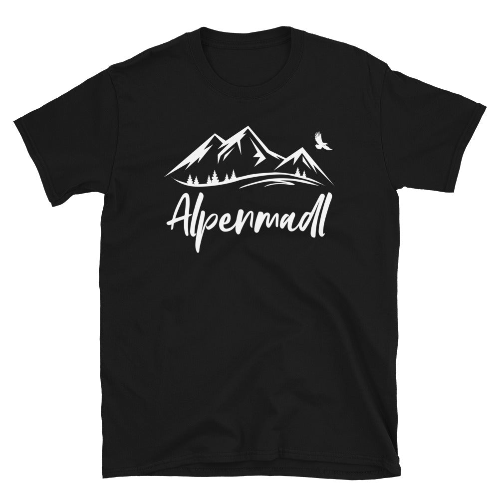 Alpenmadl - T-Shirt (Unisex) berge Black
