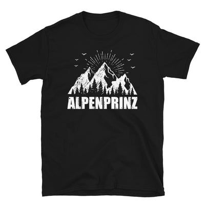 Alpenprinz - T-Shirt (Unisex) berge Black