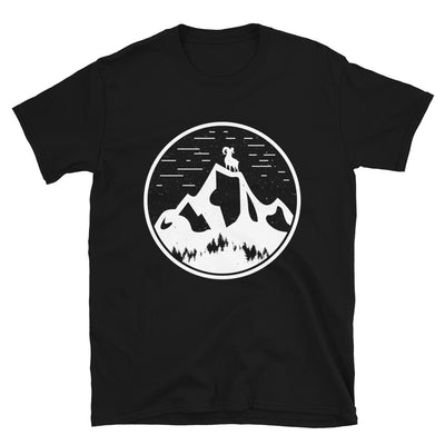 Alpensteinbock Am Berg - T-Shirt (Unisex) berge Black