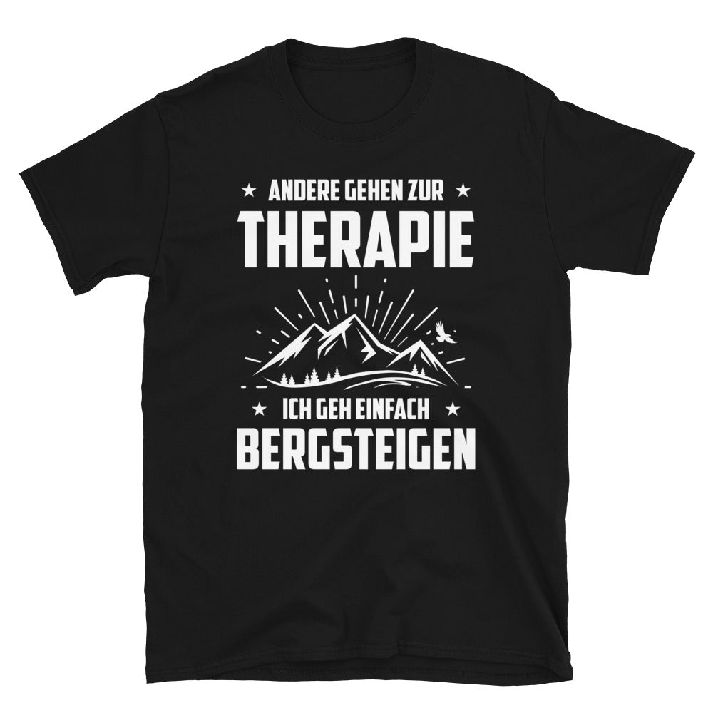 Andere Gehen Zur Therapie Ich Gen Einfach Bergsteigen - T-Shirt (Unisex) berge Black
