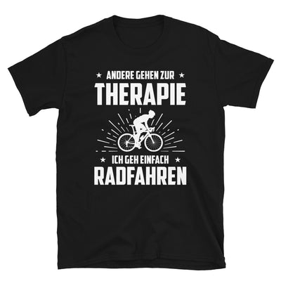 Andere Gehen Zur Therapie Ich Gen Einfach Radfahren - T-Shirt (Unisex) fahrrad Black