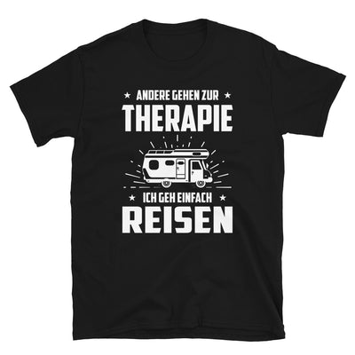 Andere Gehen Zur Therapie Ich Gen Einfach Reisen - T-Shirt (Unisex) camping Black