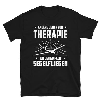 Andere Gehen Zur Therapie Ich Gen Einfach Segelfliegen - T-Shirt (Unisex) berge Black