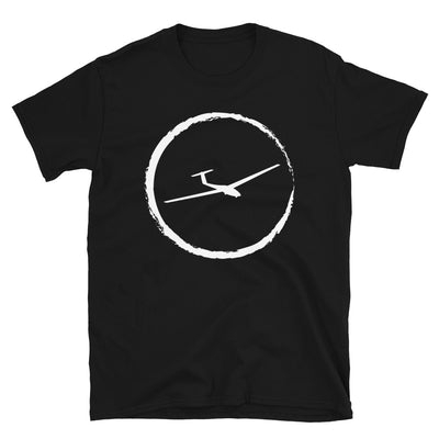 Kreis Und Segelflugzeug - T-Shirt (Unisex) berge Black