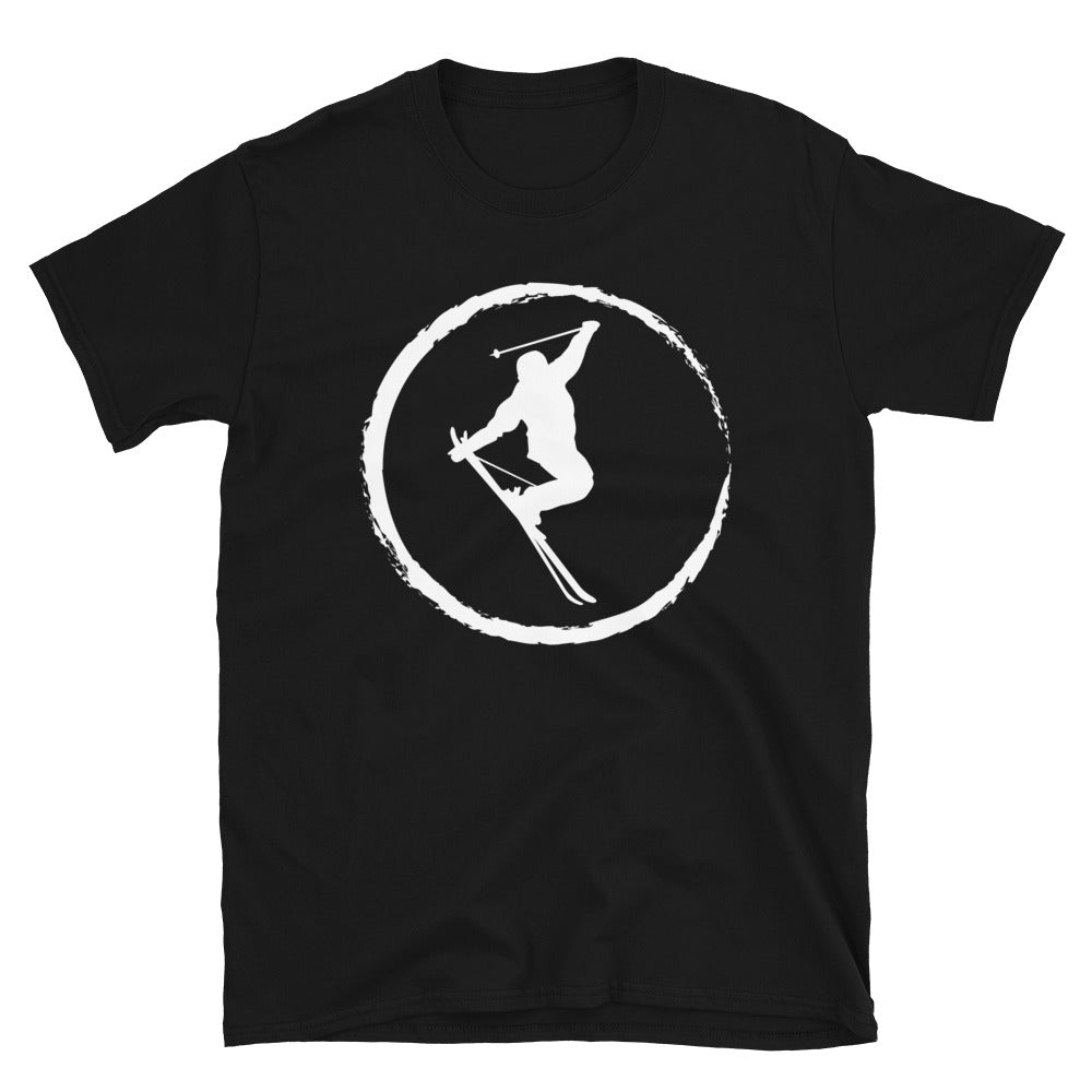 Kreis Und Skifahren - T-Shirt (Unisex) klettern ski Black