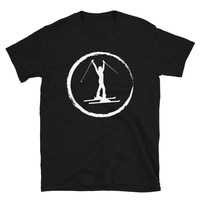 Kreis Und Skifahren - T-Shirt (Unisex) klettern ski Black