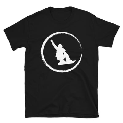 Kreis Und Snowboarden - T-Shirt (Unisex) snowboarden Black
