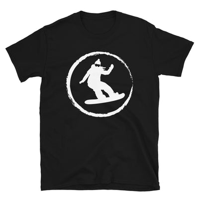 Kreis Und Snowboarden - T-Shirt (Unisex) snowboarden Black