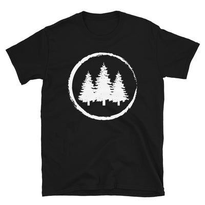 Kreis Und Bäume - T-Shirt (Unisex) camping Black