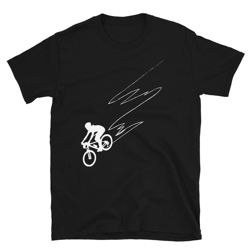 Kurvenlinie – Radfahren - T-Shirt (Unisex) fahrrad Black
