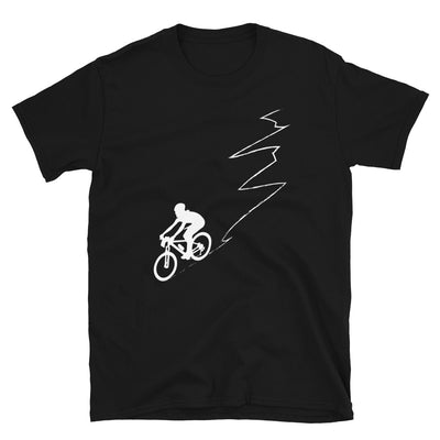 Kurvenlinie – Radfahren - T-Shirt (Unisex) fahrrad Black