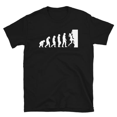 Evolution Und Klettern - T-Shirt (Unisex) klettern Black