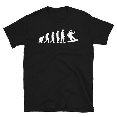 Evolution Und Snowboarden - T-Shirt (Unisex) snowboarden Black