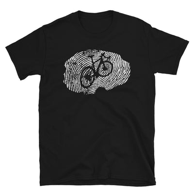 Fingerabdruck - Radfahren - T-Shirt (Unisex) fahrrad Black