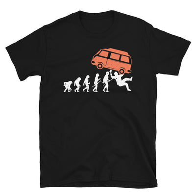 Evolution Und Camping Van - T-Shirt (Unisex) camping Black
