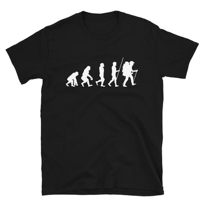 Evolution Wandermensch - T-Shirt (Unisex) wandern Black