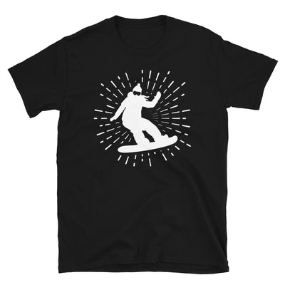 Feuerwerk Und Snowbarding 1 - T-Shirt (Unisex) snowboarden Black