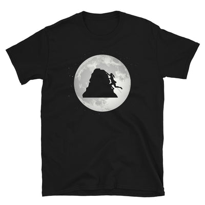 Vollmond – Weibliches Klettern - T-Shirt (Unisex) klettern Black