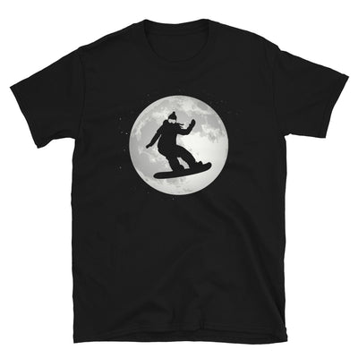 Vollmond – Snowboarden Für Frauen - T-Shirt (Unisex) snowboarden Black