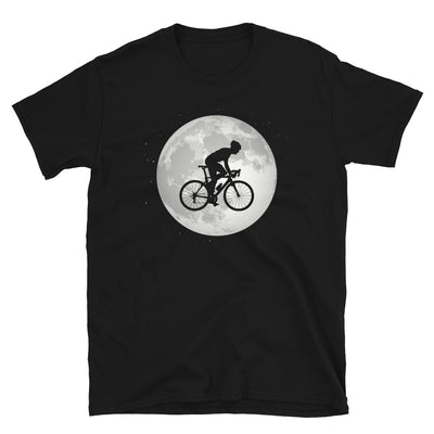 Vollmond - Mann Radfahrend - T-Shirt (Unisex) fahrrad Black