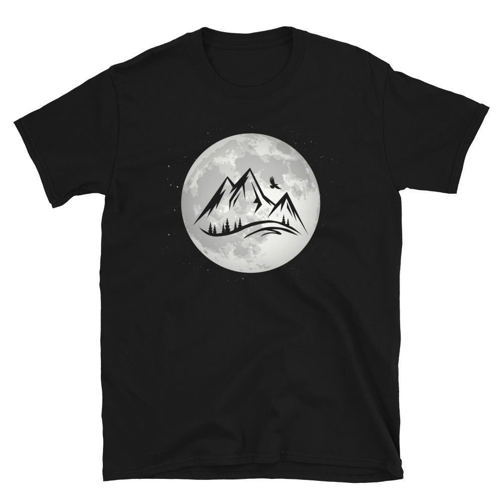 Vollmond - Berg - T-Shirt (Unisex) berge Black