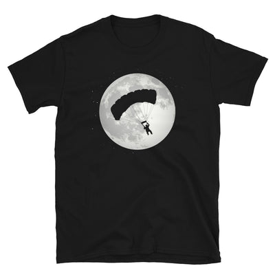 Vollmond - Gleitschirmfliegen - T-Shirt (Unisex) berge Black