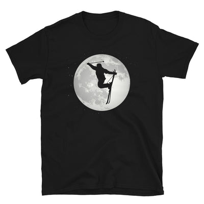 Vollmond - Skifahren - T-Shirt (Unisex) klettern ski Black