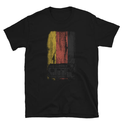Deutsche Flagge Und Camping - T-Shirt (Unisex) camping Black