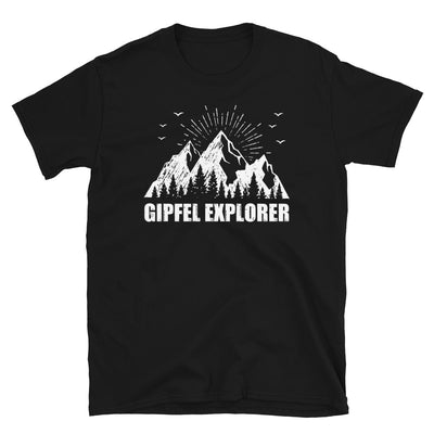 Gipfel Explorer - T-Shirt (Unisex) berge Black