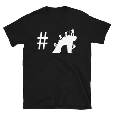 Hashtag - Klettern - T-Shirt (Unisex) klettern Black
