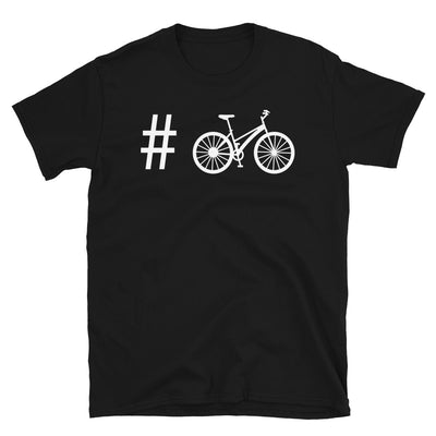 Hashtag - Radfahren - T-Shirt (Unisex) fahrrad Black