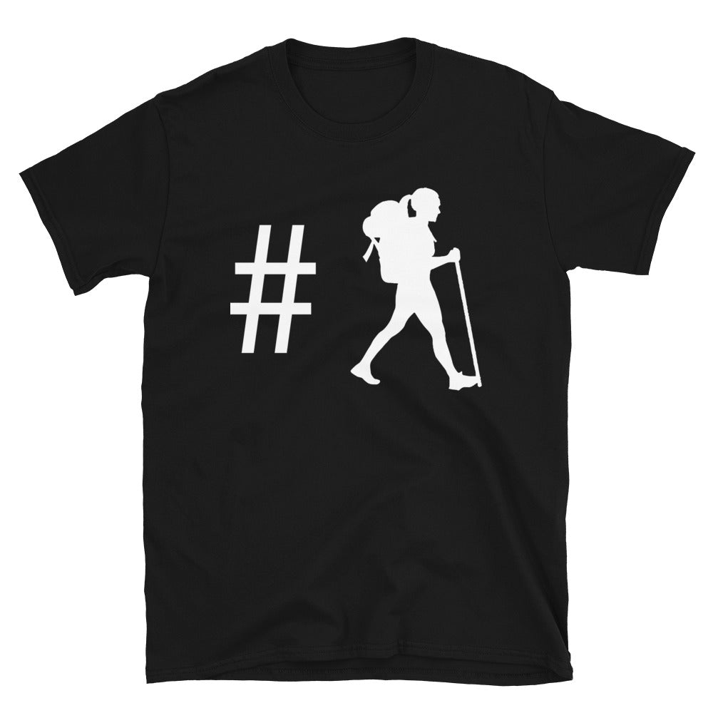 Hashtag - Wandern Für Frauen - T-Shirt (Unisex) wandern Black