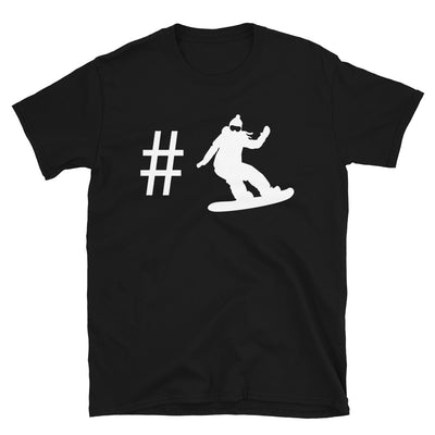 Hashtag – Snowboarden Für Frauen - T-Shirt (Unisex) snowboarden Black