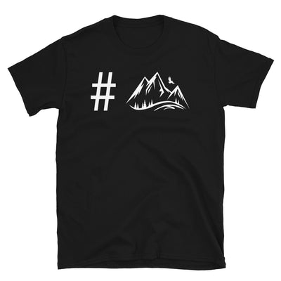 Hashtag - Berg - T-Shirt (Unisex) berge Black