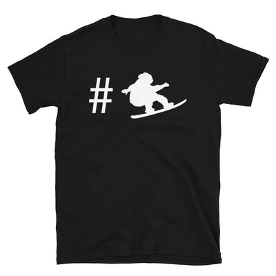 Hashtag – Snowboarden - T-Shirt (Unisex) snowboarden Black
