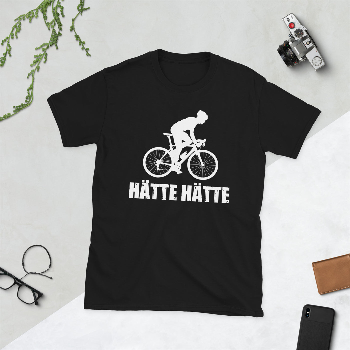 Hatte Hatte 2 - T-Shirt (Unisex) fahrrad Black