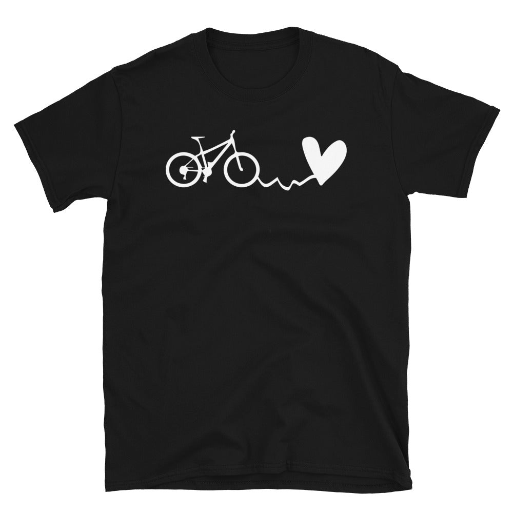 Herz - Radfahren - T-Shirt (Unisex) fahrrad Black
