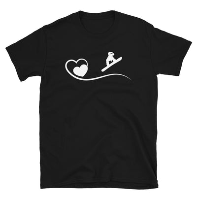 Herz 1 Und Snowboarden - T-Shirt (Unisex) snowboarden Black