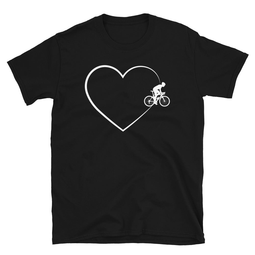 Herz 2 Und Radfahren - T-Shirt (Unisex) fahrrad Black