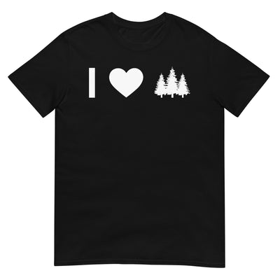 Herz Und Bäume - T-Shirt (Unisex) camping xxx yyy zzz Black