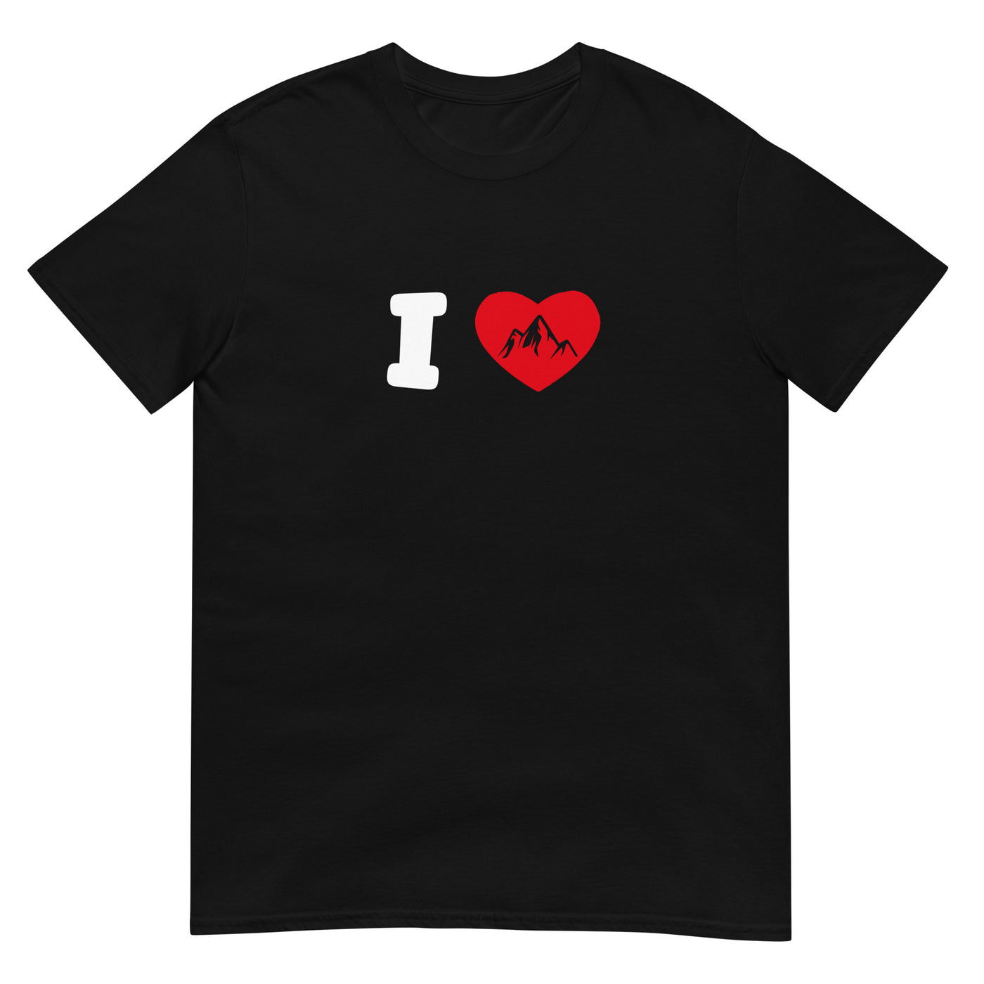 Ich Liebe Berge - T-Shirt (Unisex) berge xxx yyy zzz Black