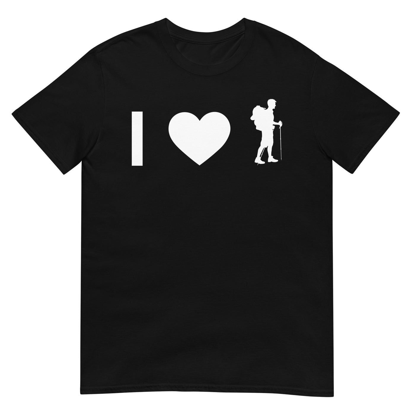 Ich Herz Und Wandern - T-Shirt (Unisex) wandern xxx yyy zzz Black