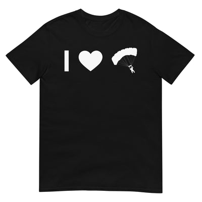 Herz Und Paragleiten - T-Shirt (Unisex) berge xxx yyy zzz Black