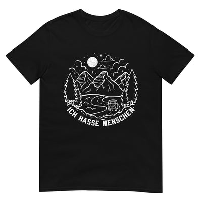 Ich Hasse Menschen - T-Shirt (Unisex) camping xxx yyy zzz Black