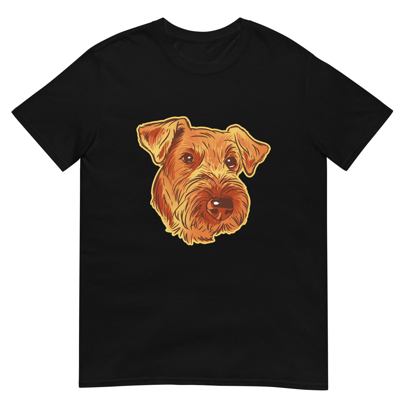 Airedale-Terrier - Hundeporträt - Herren T-Shirt Other_Niches xxx yyy zzz Black