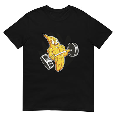 Banane hebt Hantel und ist muskulös - Verrückter Blick - Herren T-Shirt Other_Niches xxx yyy zzz Black