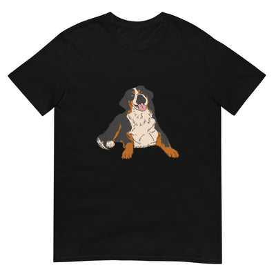 Berner Sennenhund beim Entspannen - Herren T-Shirt Other_Niches xxx yyy zzz Black